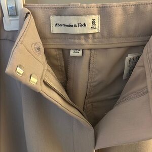 Abercrombie & Fitch Beige Trousers